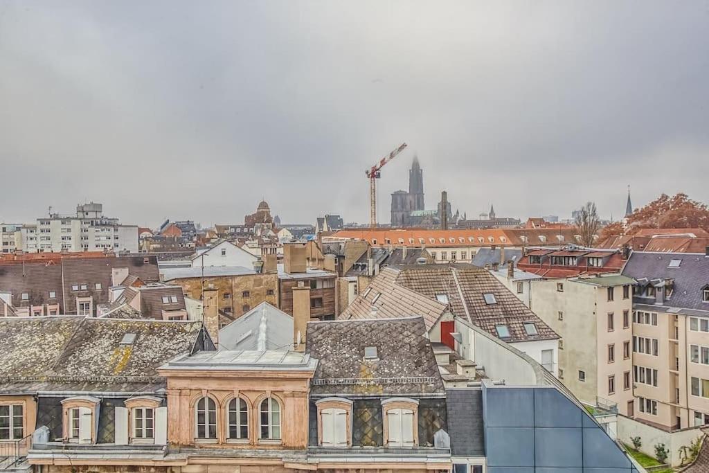 Apartamento Panorama Cathedrale - Appt Lumineux Avec Parking Prive Estrasburgo Exterior foto